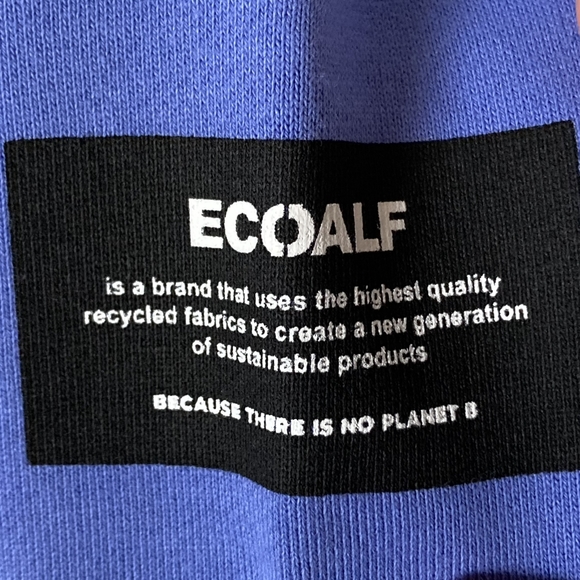 BNWT Ecoalf Men's Sweatshirt - 'Because There Is No Planet B' Slogan - Size XL - Picture 6 of 16